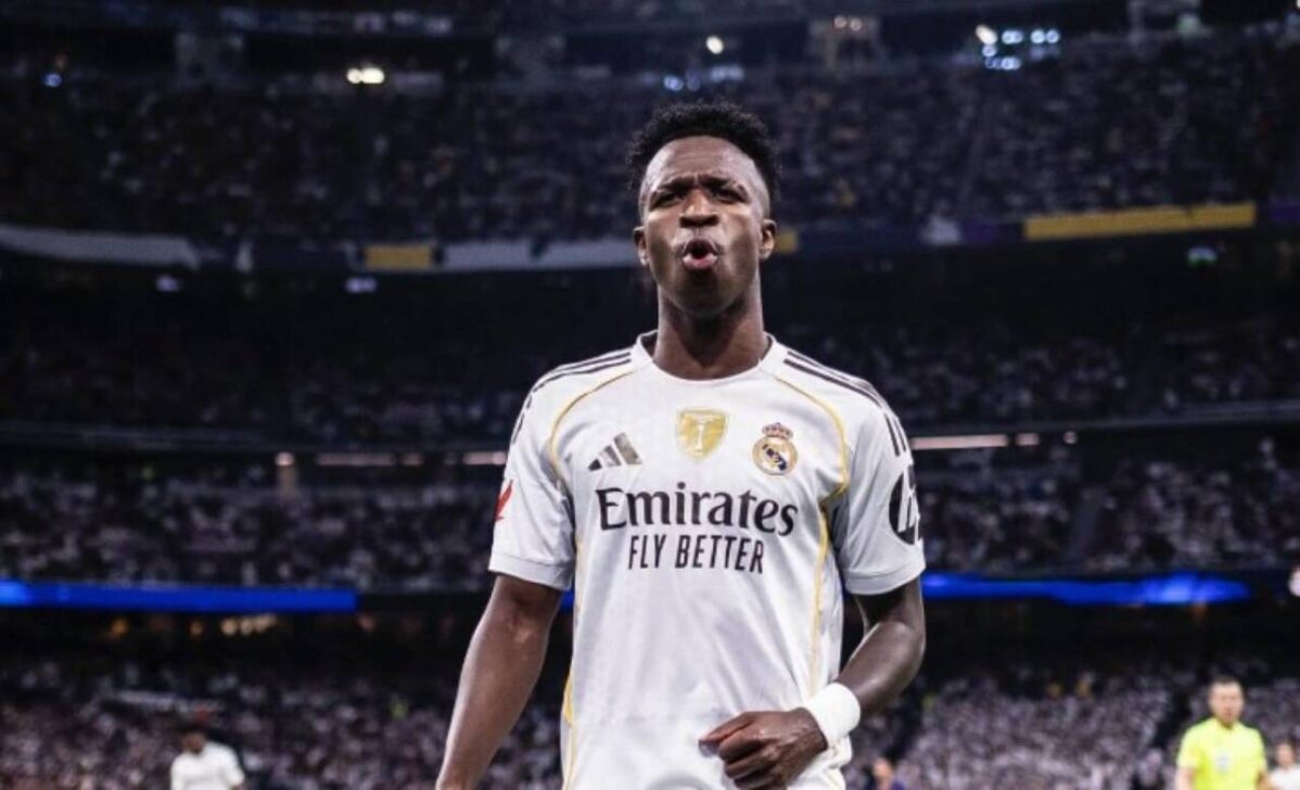Vinicius junior em jogo pelo Real Madrid