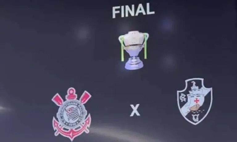 Rafael Rodrigo Klein apita jogo de ida da final da Copa do Brasil entre Corinthians e Vasco na Neo Química Arena
