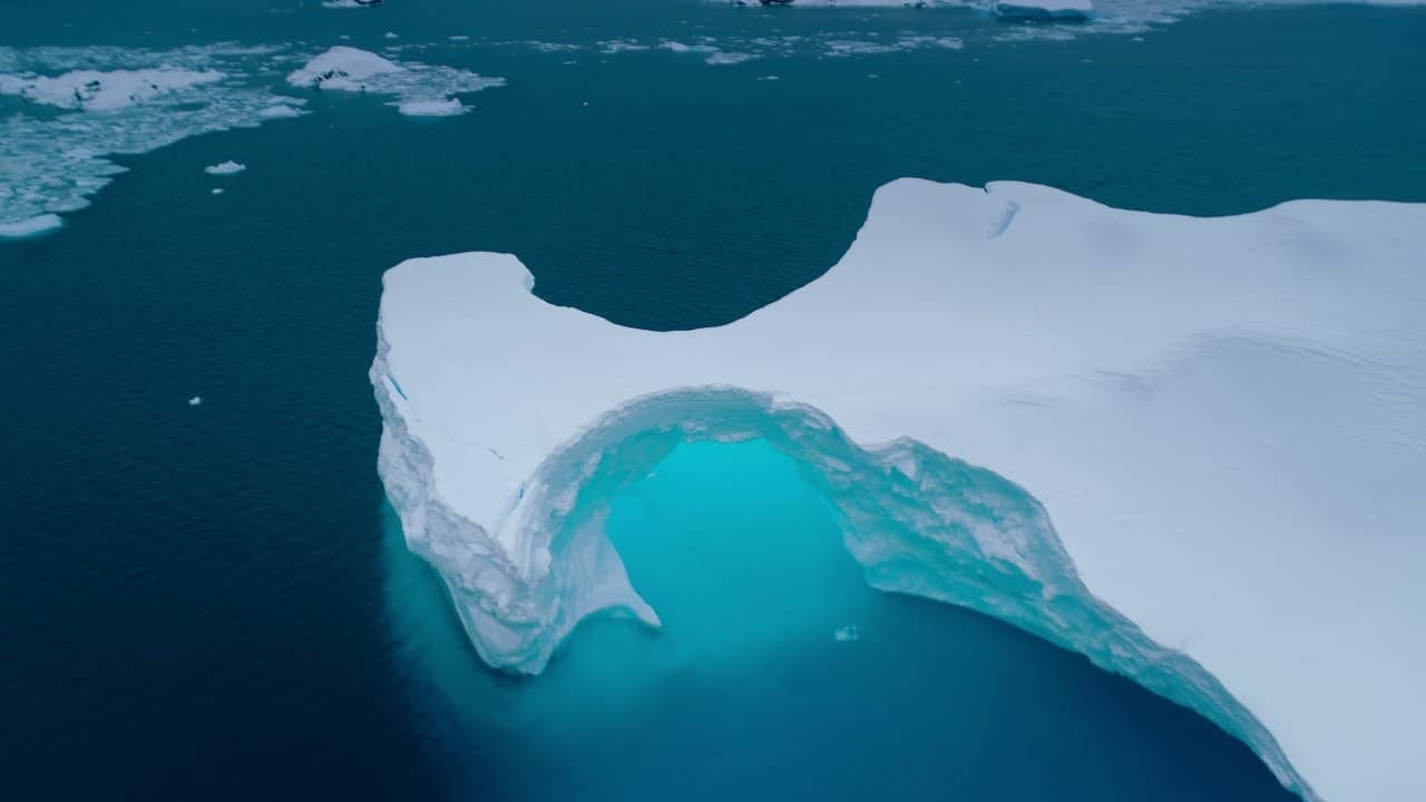 geleira da Antártica