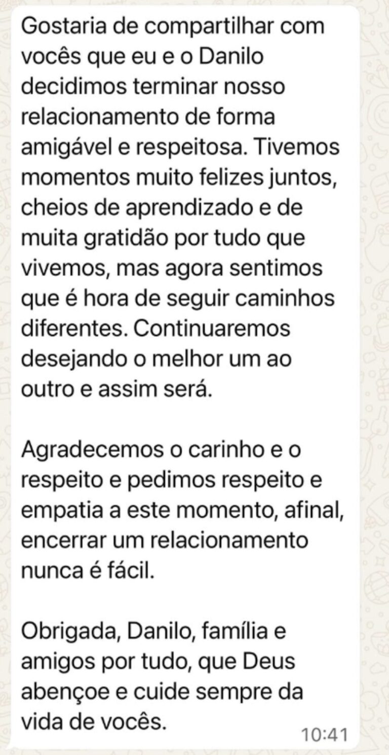 Margareth Serrão - Comunicado - Instagram