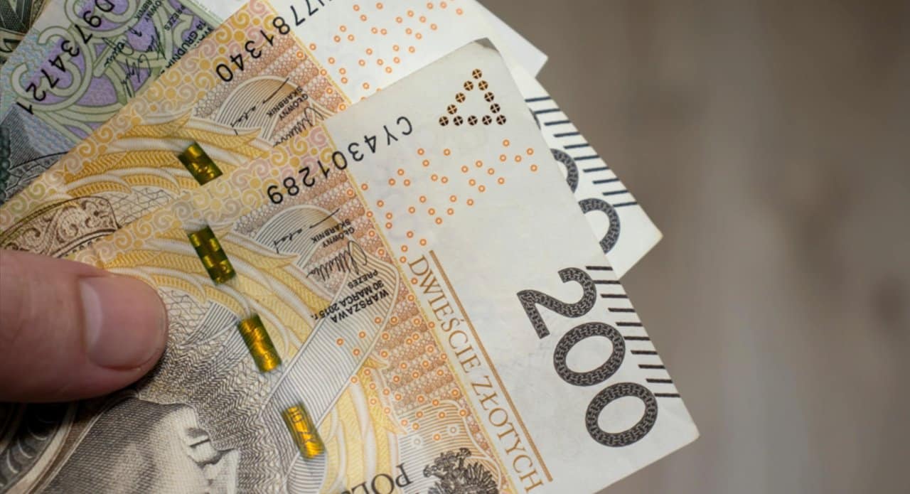 Notas de zloti polonês - daily_creativity/ Shutterstock.com