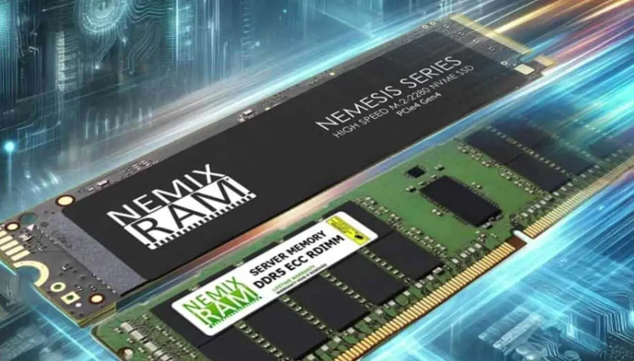 NEMIX ra mắt kit DDR5 ECC 4TB giá trị tương đương xe cao cấp