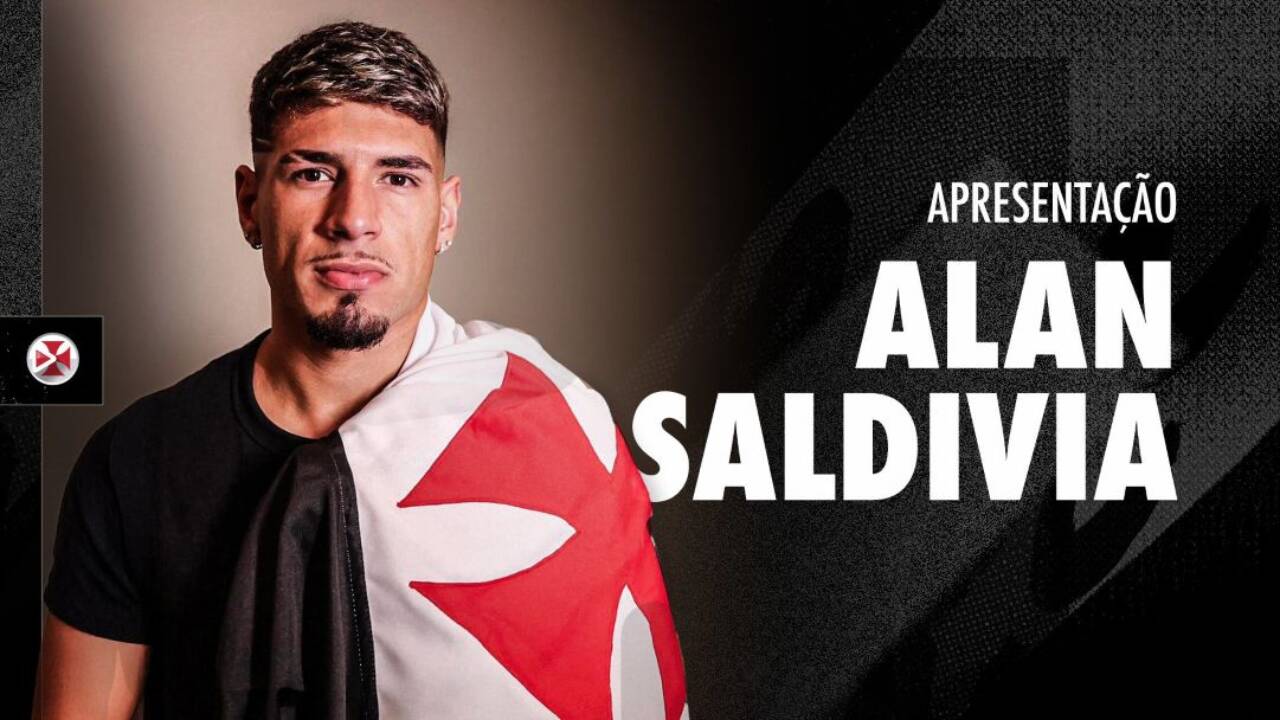 Vasco apresenta o zagueiro uruguaio Alan Saldivia para reforçar a defesa em contrato de três anos