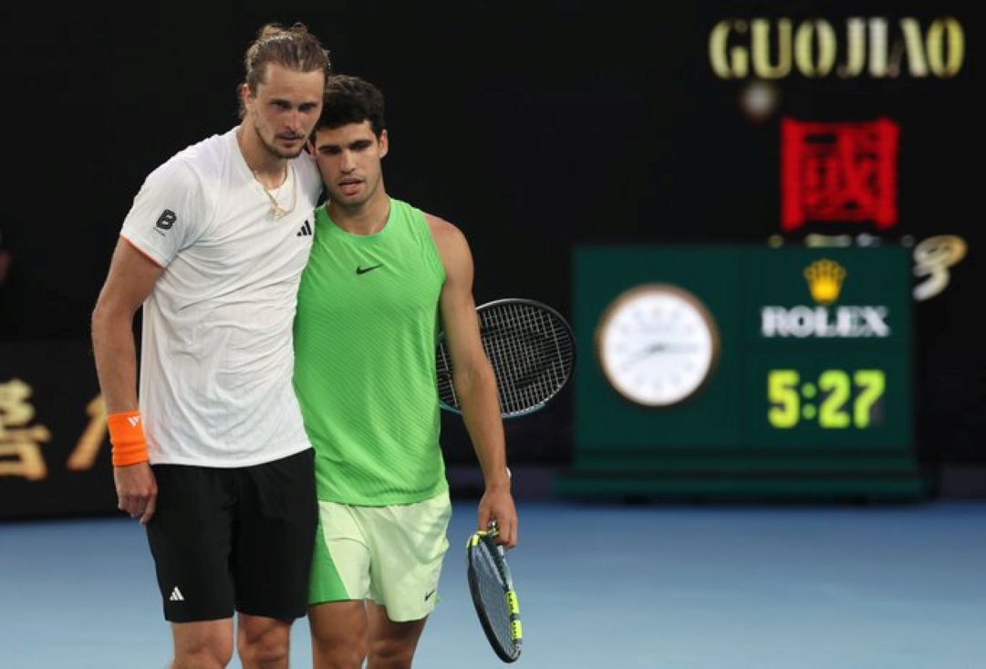 Alexander Zverev e Carlos Alcaraz