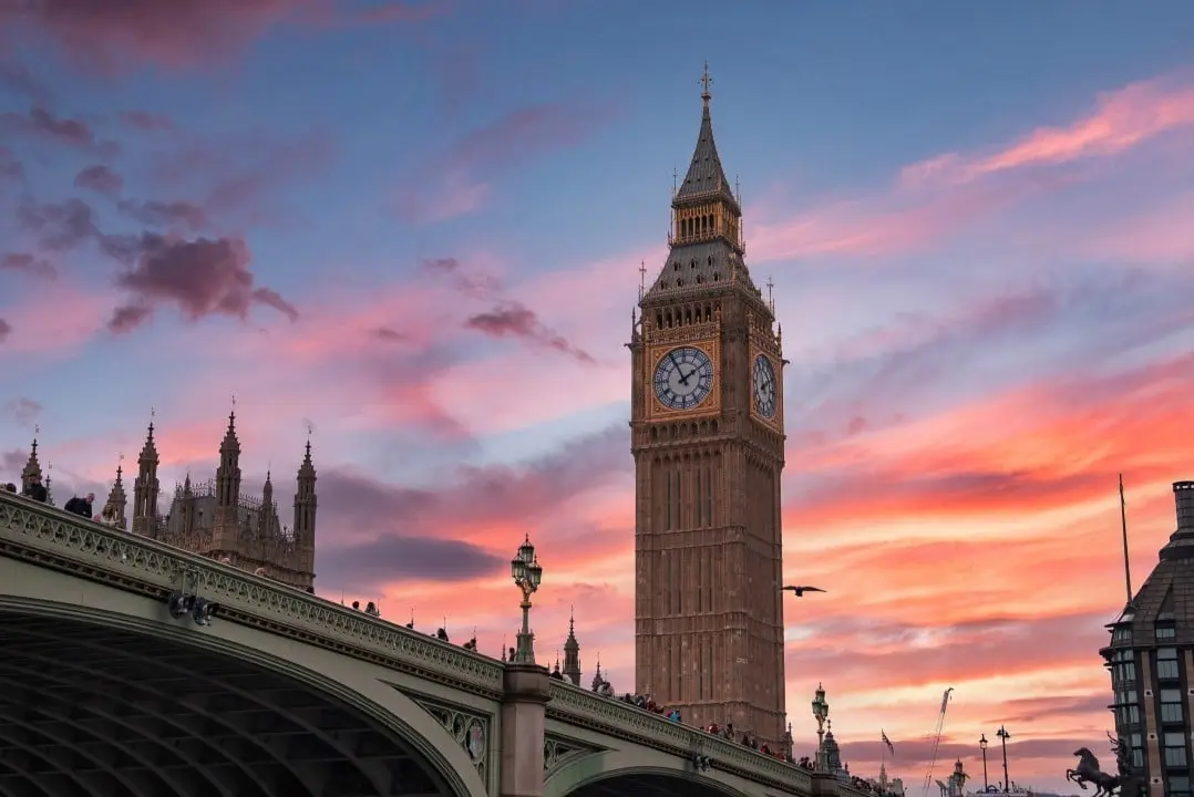 Big Ben e Pal&aacute;cio de Westminster