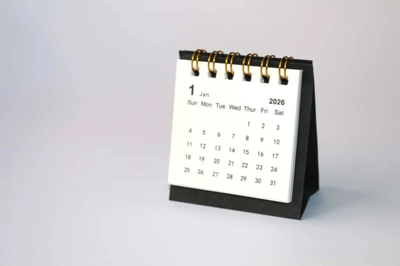 Calendário janeiro 2026