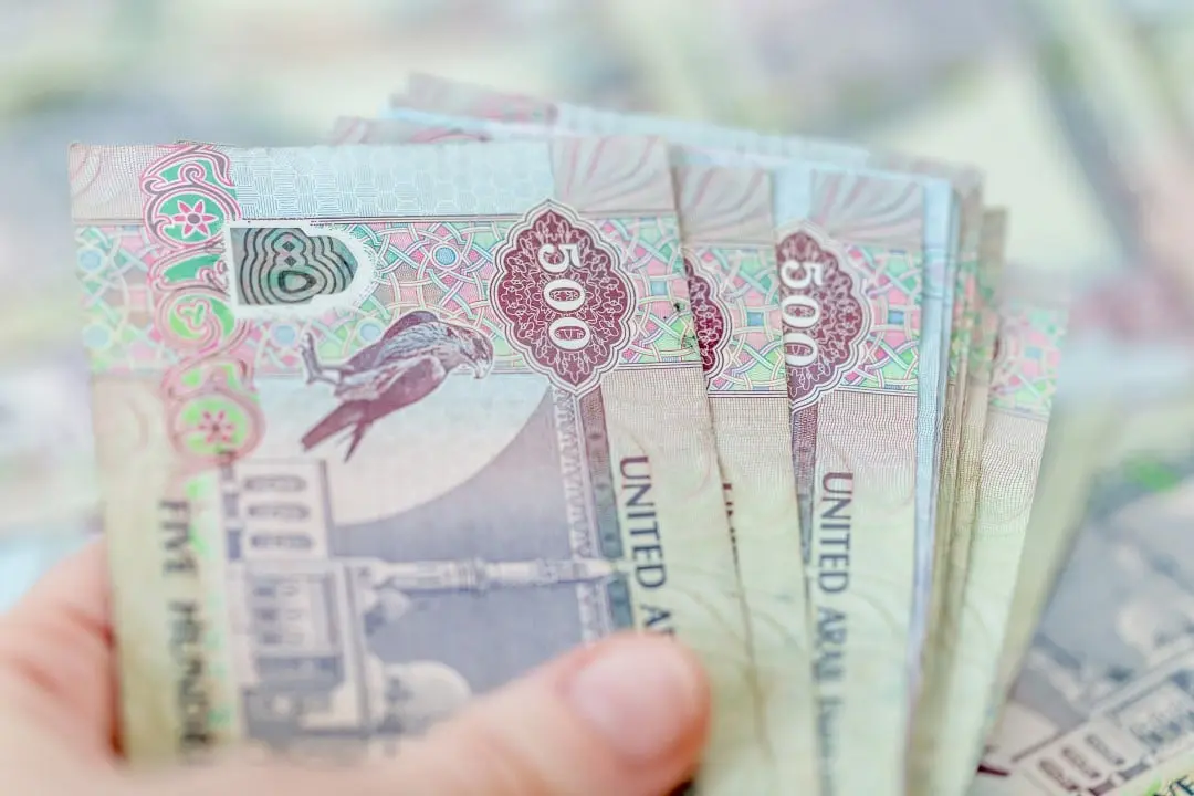 Dinheiro, Emirados Árabes Unidos, dirhams