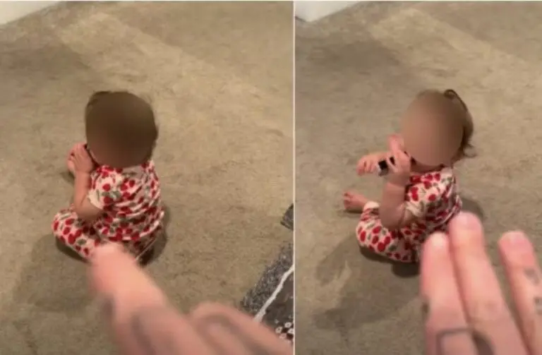 Filha de Amanda Conner com cigarro eletrônico
