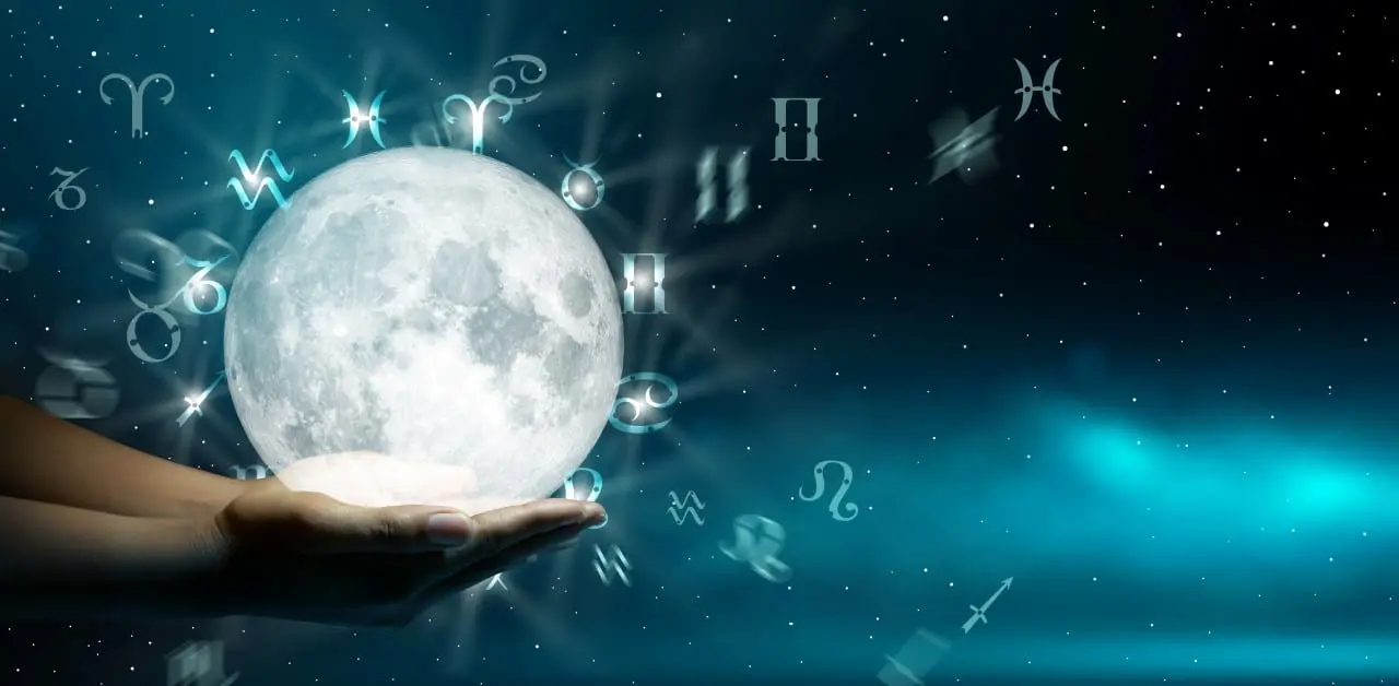 星占い、月、星座