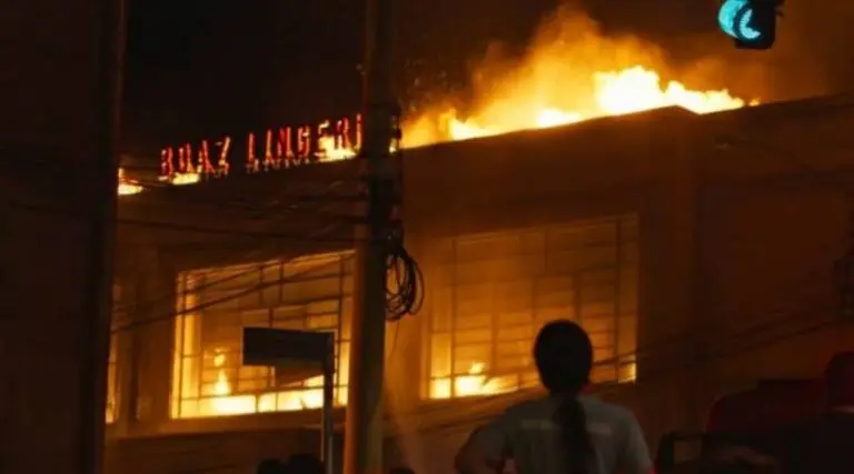 Incendio na fabrica Dona de mim