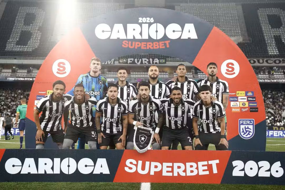 Jogadores do Botafogo