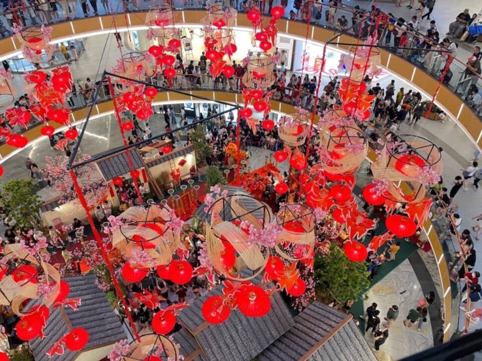Johor Bahru City Square Ano Novo Chinês
