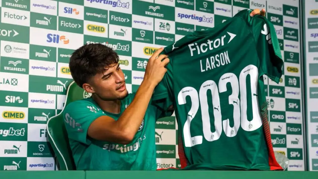 Palmeiras concretiza compra de Larson do Goiás e firma vínculo longo com jovem promessa até 2030