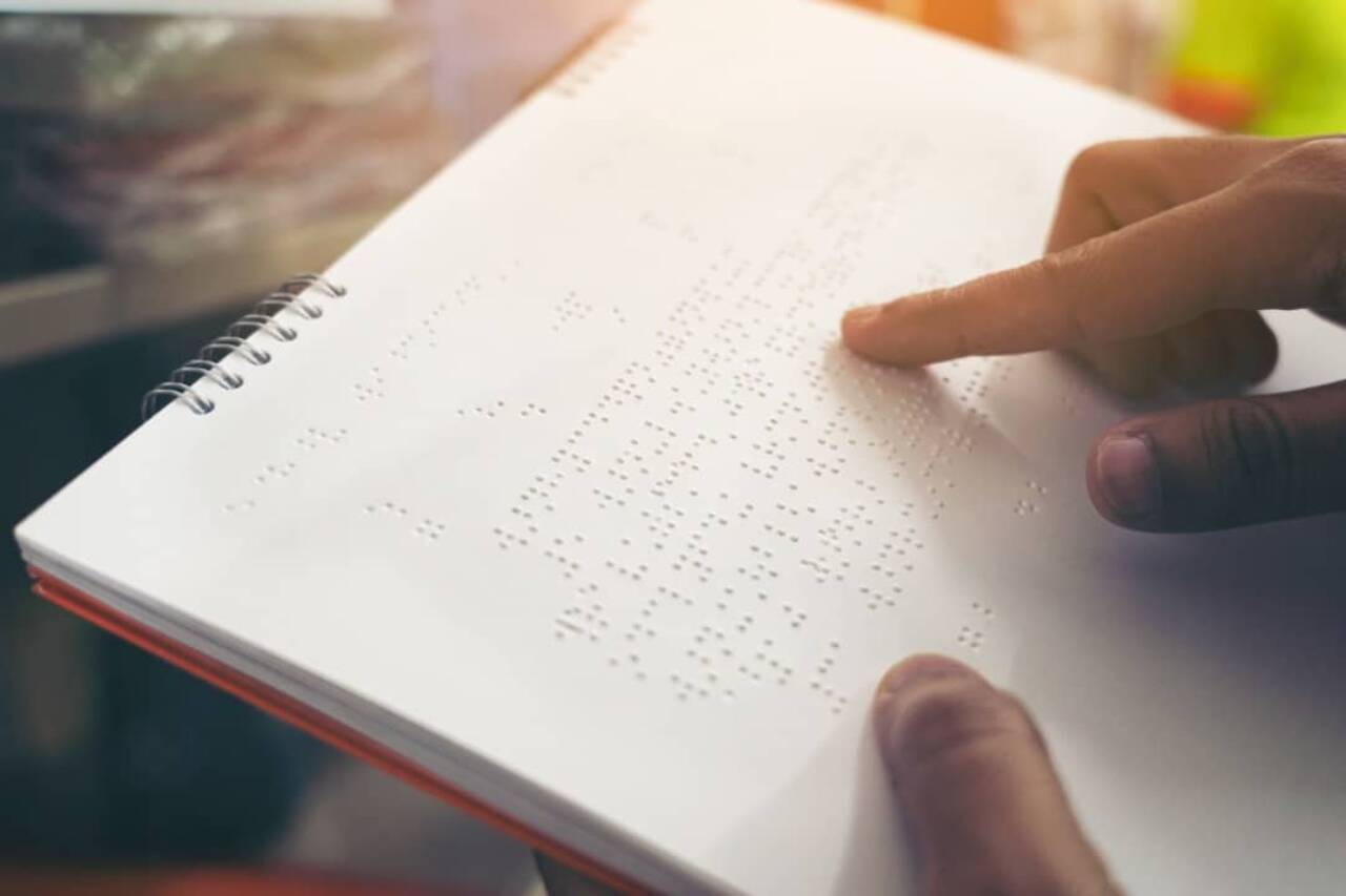 Leitura em Braille