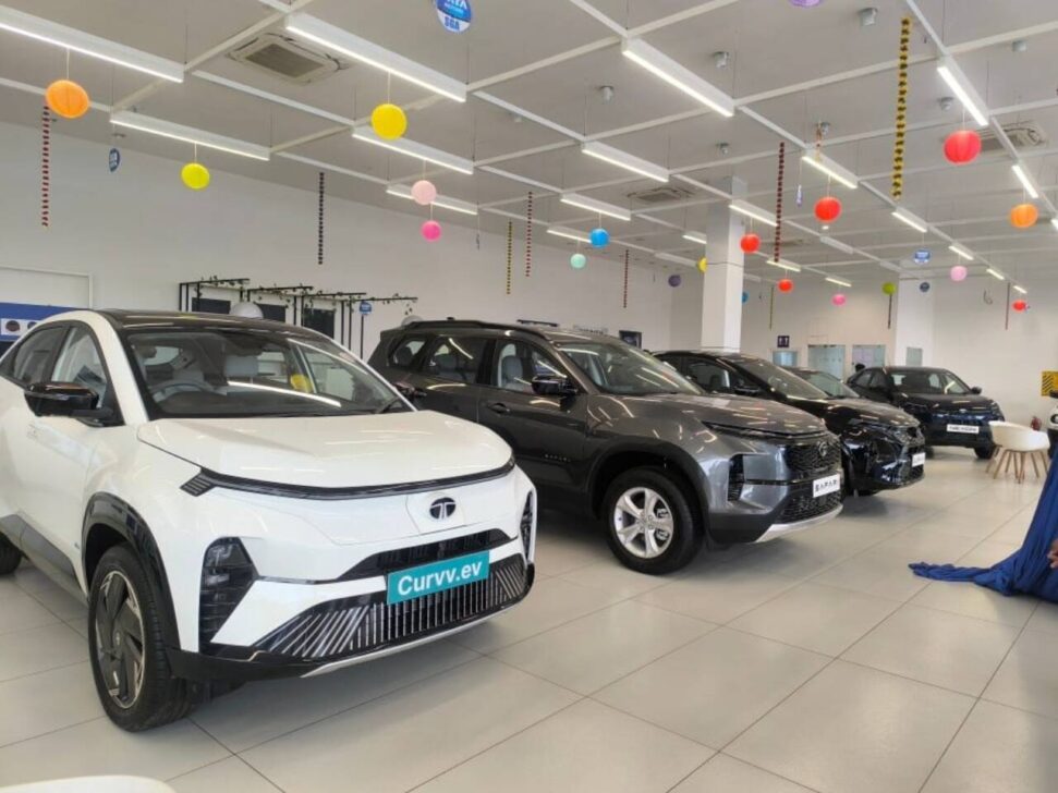 Loja de carros na Índia