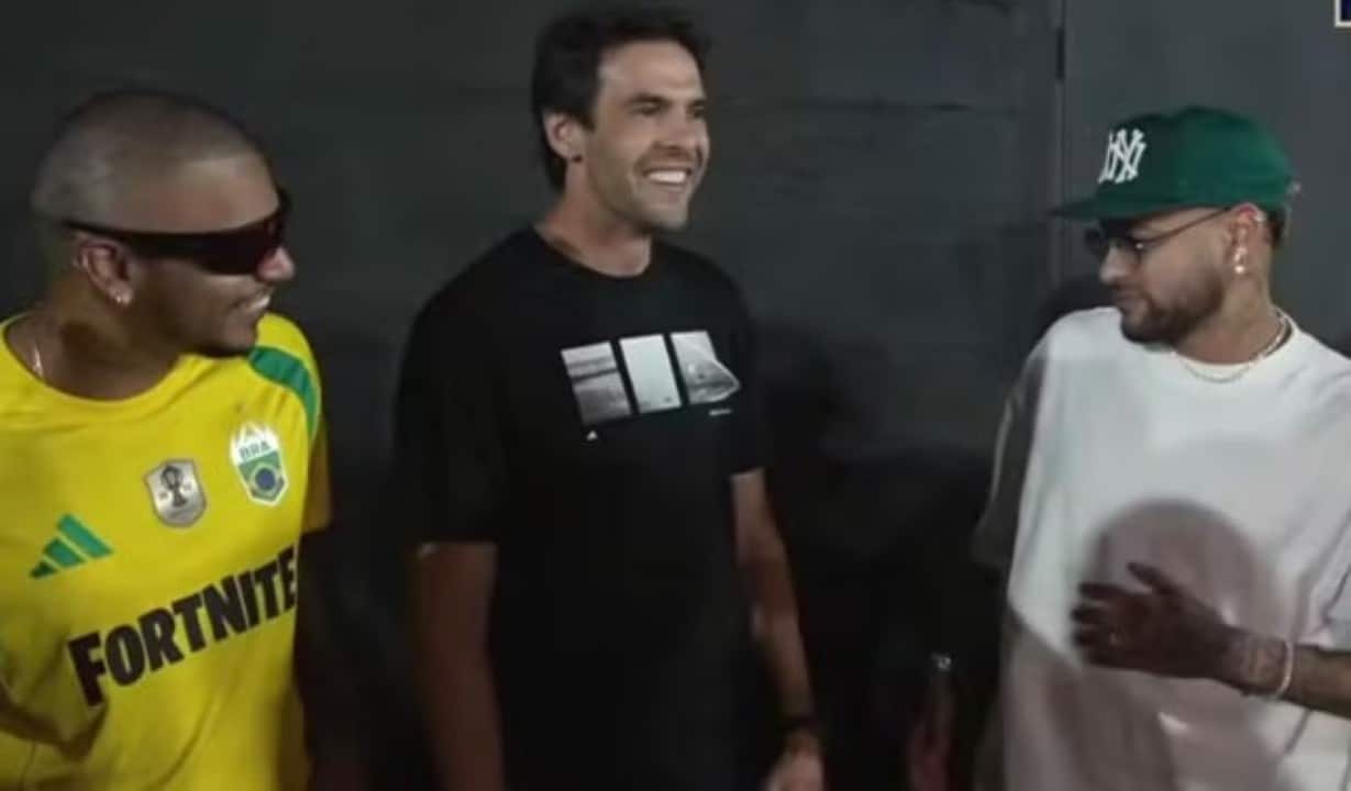 Neymar, Kaká e Cris Guedes