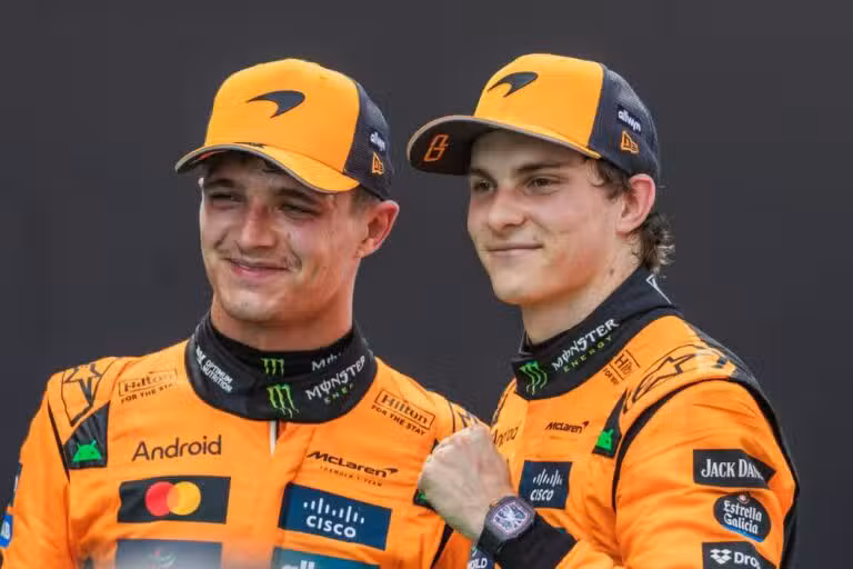 Oscar Piastri e Lando Norris
