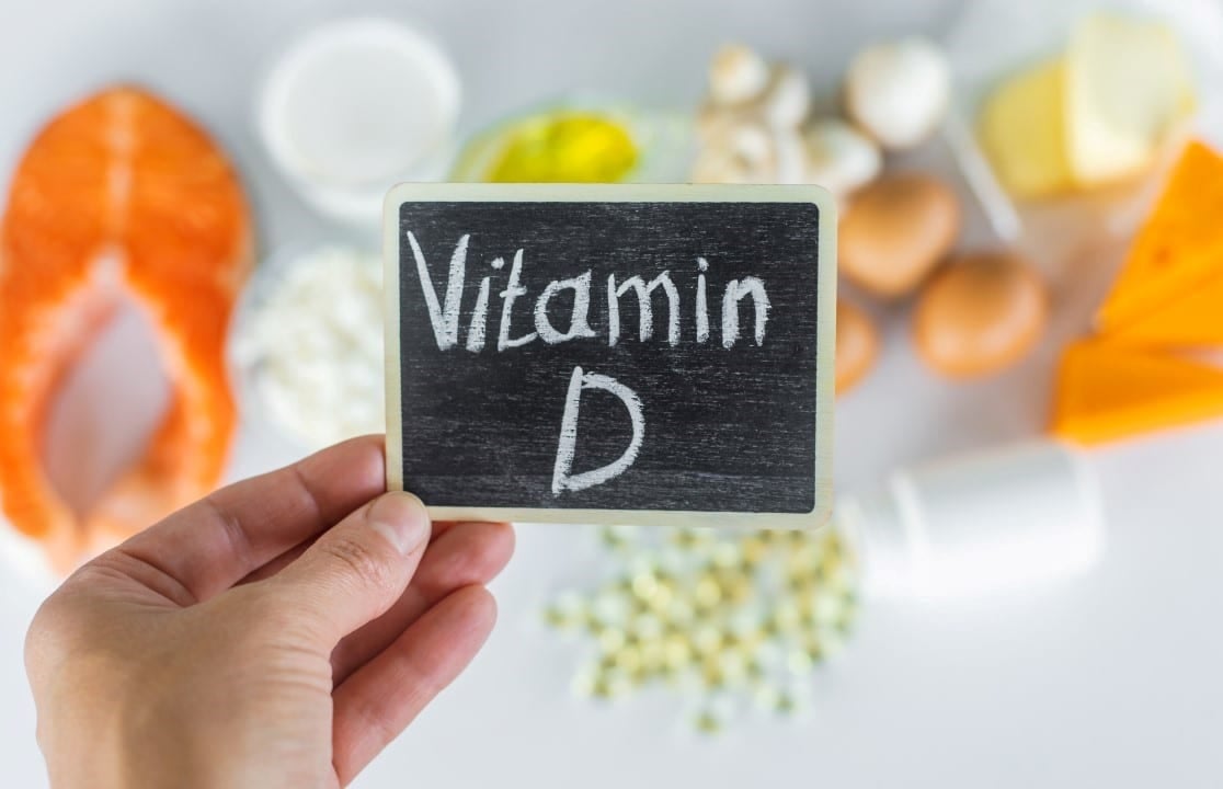 Produtos contendo vitamina D, alimentos
