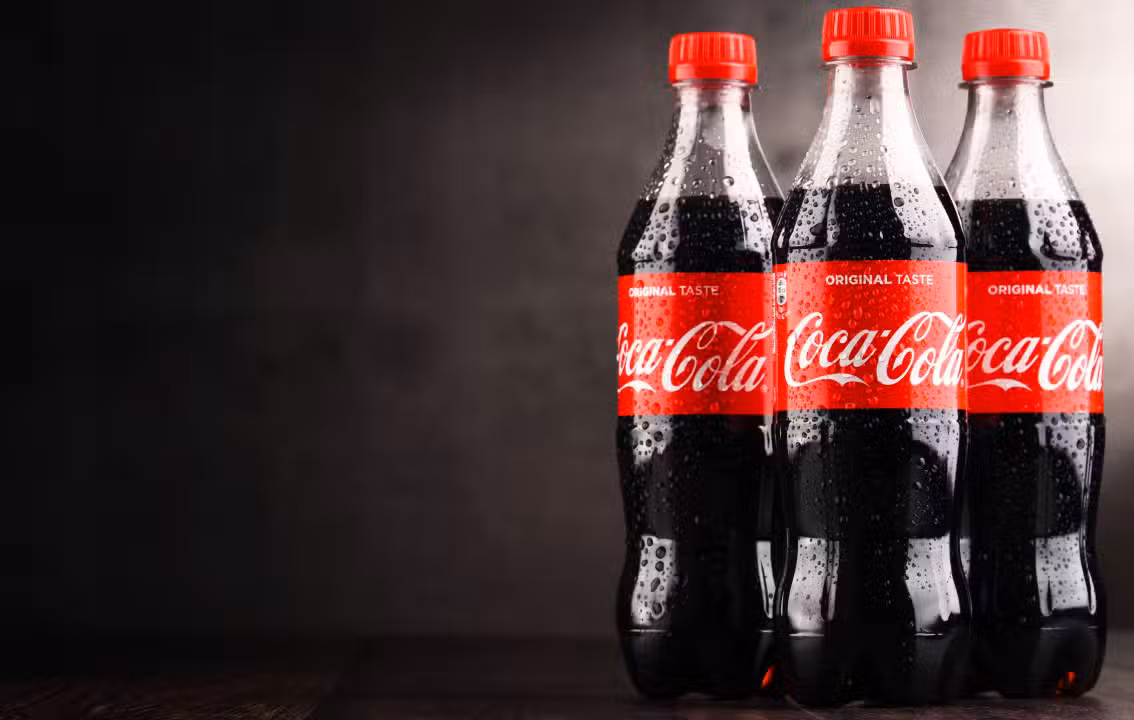 Refrigerante, coca-cola, garrafas