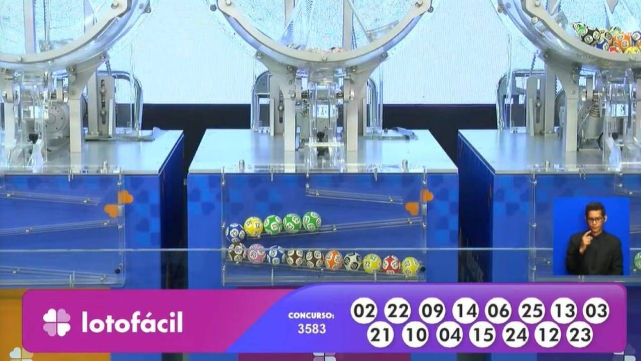 Resultado Lotofácil 3583