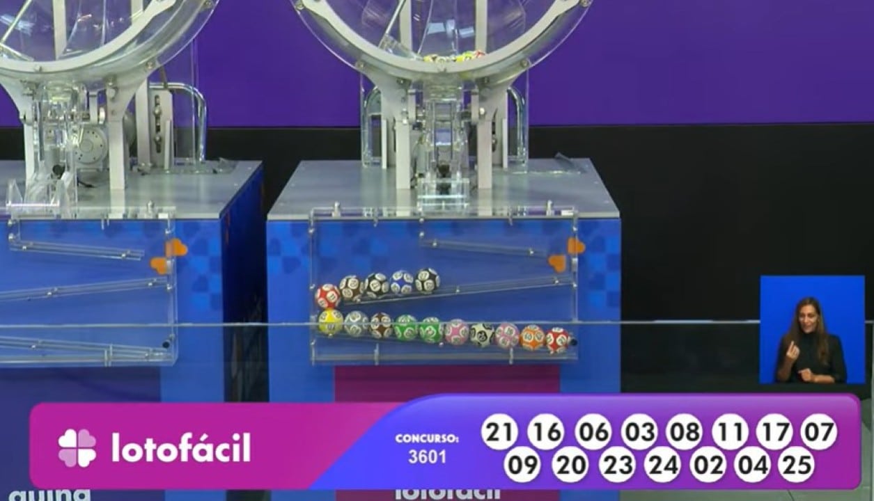 Resultado Lotofácil 3601