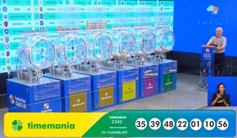 Resultado Timemania 2342