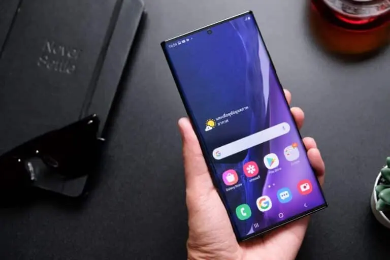 Samsung, tela inicial