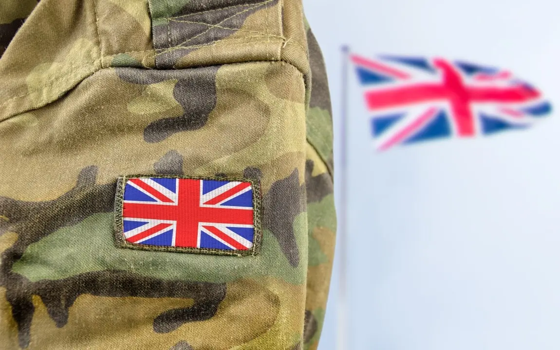 Uniforme de soldado, Reino Unido