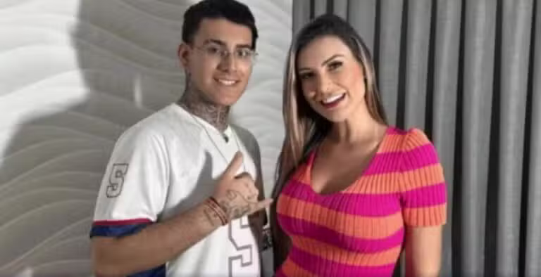 Andressa Urach e Filho