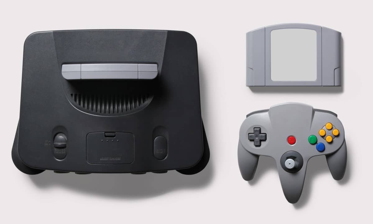 controle wireless N64, Console de jogos N64