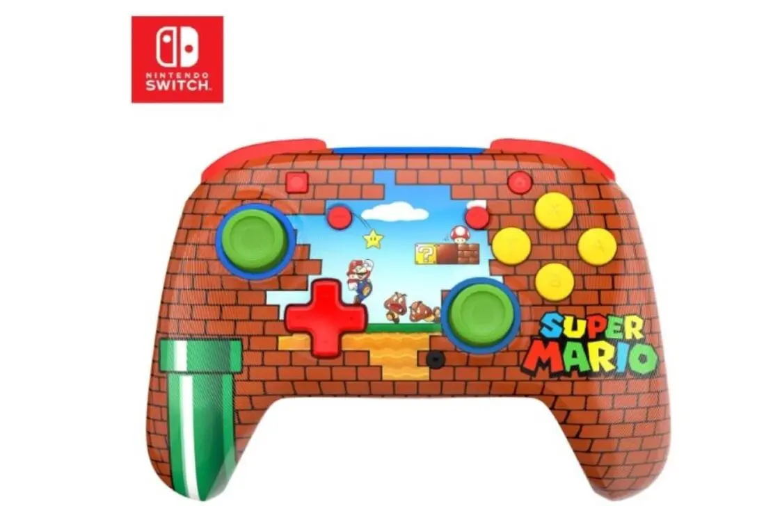 Bộ điều khiển Turtle Beach Rematch mới bày tỏ lòng tôn kính đối với Mario và Donkey Kong với hiệu ứng dạng thấu kính độc quyền