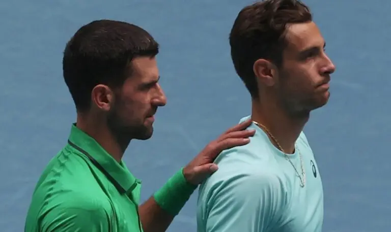 Djokovic e Musetti - @australianopen