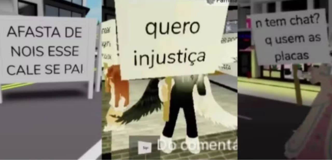 Jogadores protestam no Roblox - X