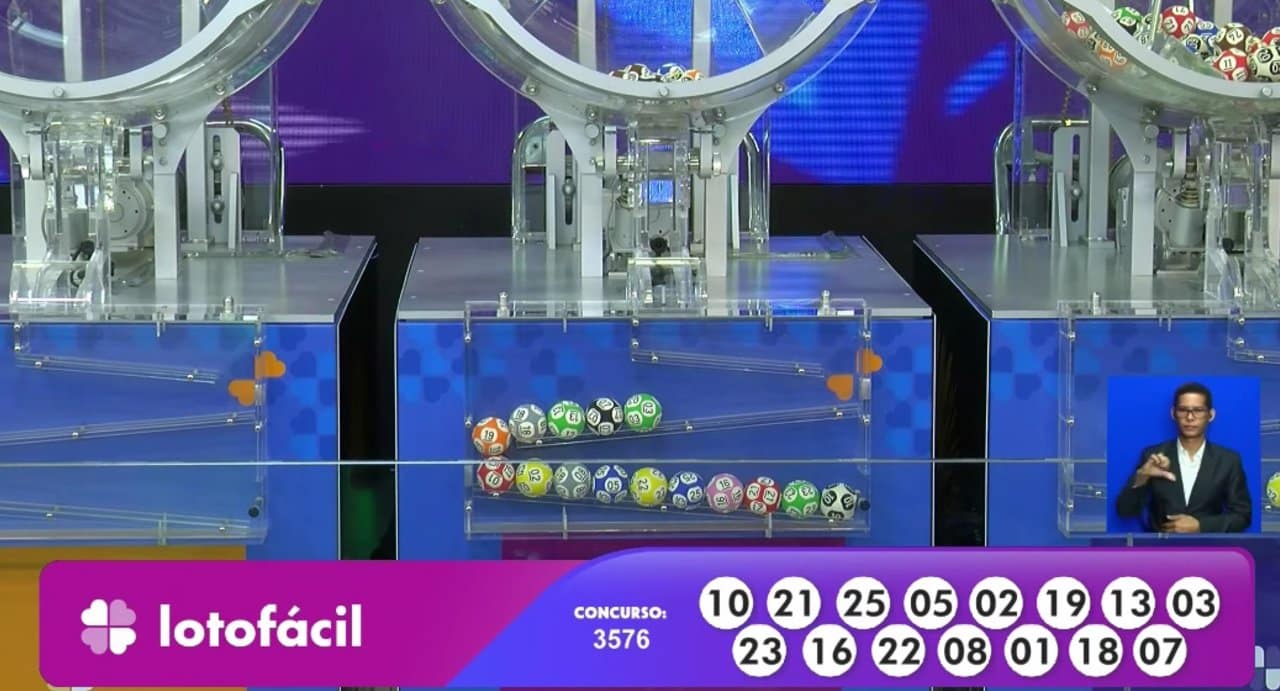 Resultado Lotofácil 3576
