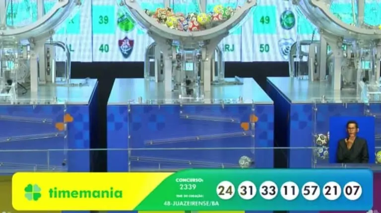 Resultado Timemania 2339