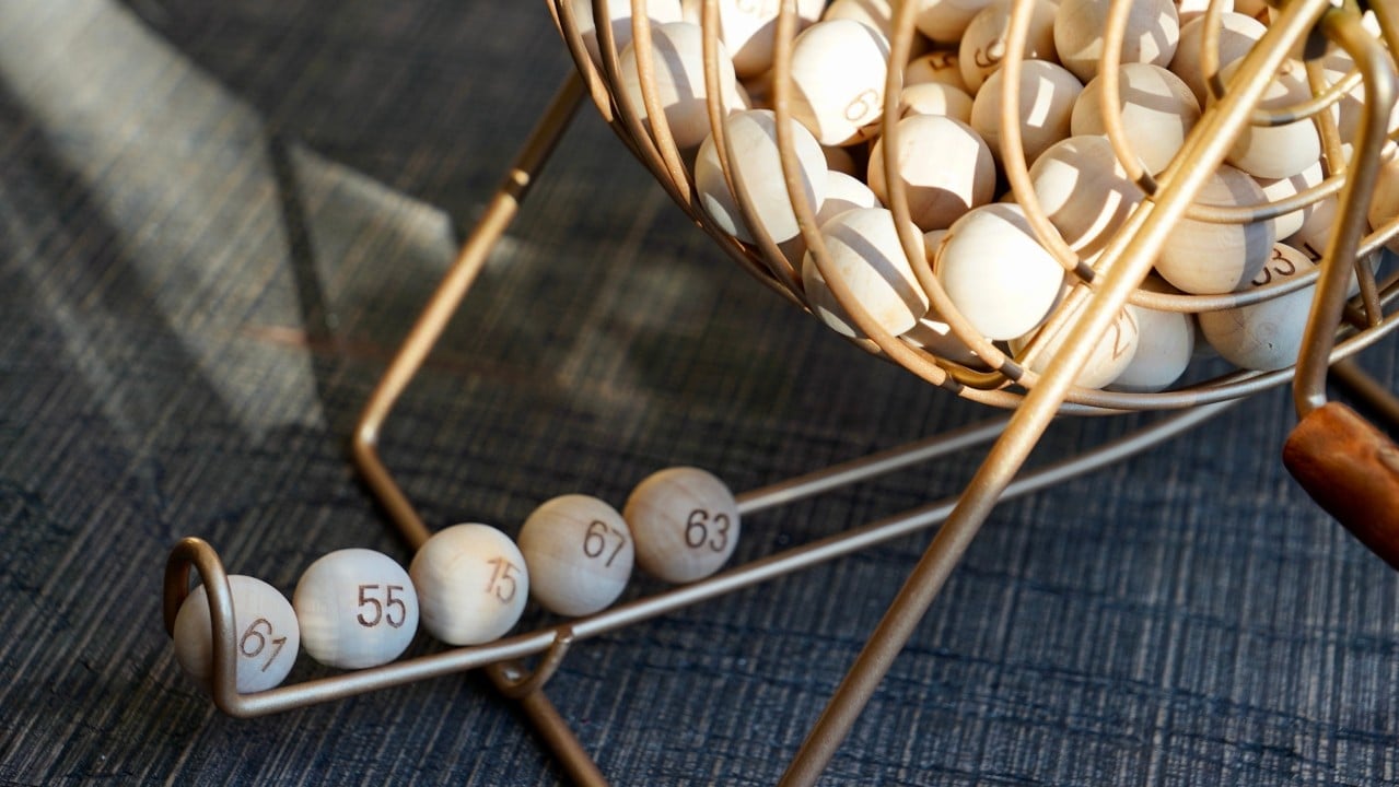 Bingo e conceito de jogo de loteria