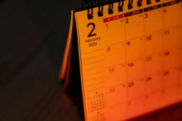 Calendário fevereiro 2026