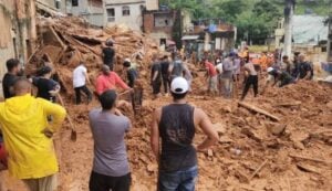 Cidade de Juiz de fora com as fortes chuvas