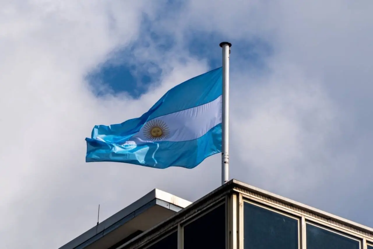 Consulado argentino, Bandeira da Argentina