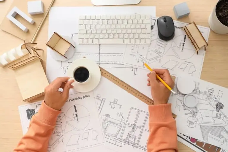 Designer de móveis, desenhos