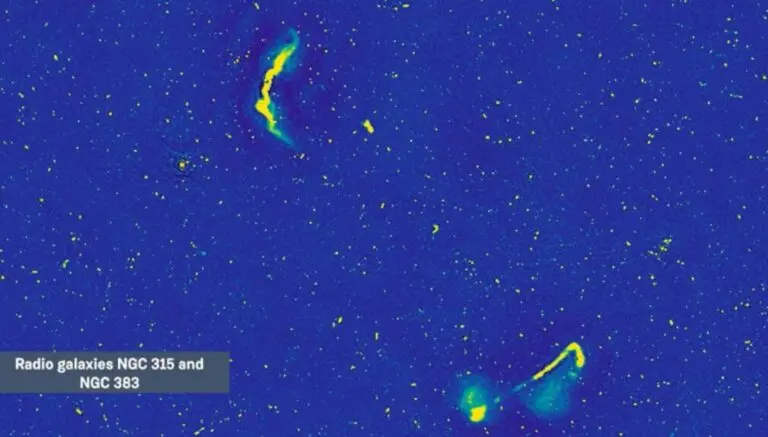Duas radiogaláxias mapeadas pelo levantamento do LOFAR