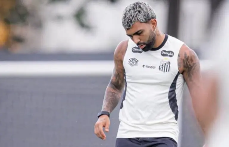 Gabigol no Santos