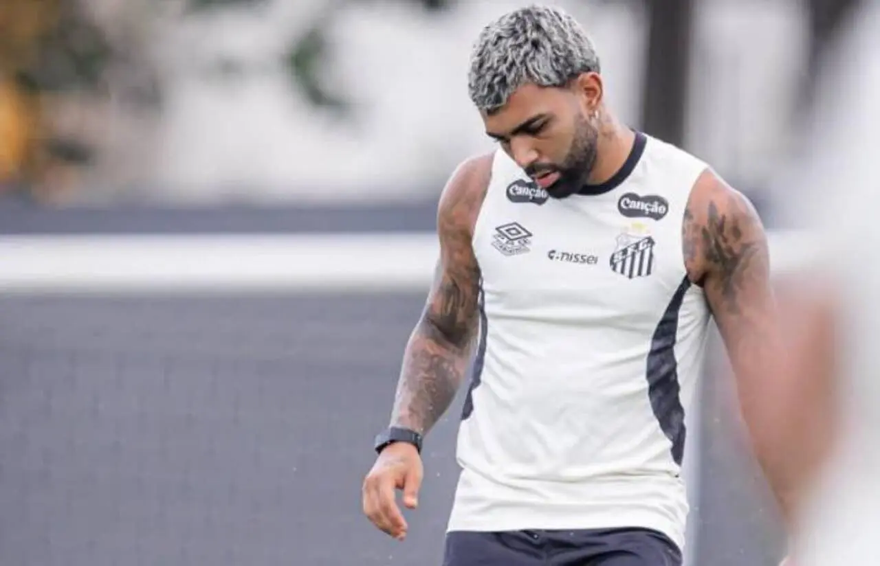 Gabigol no Santos