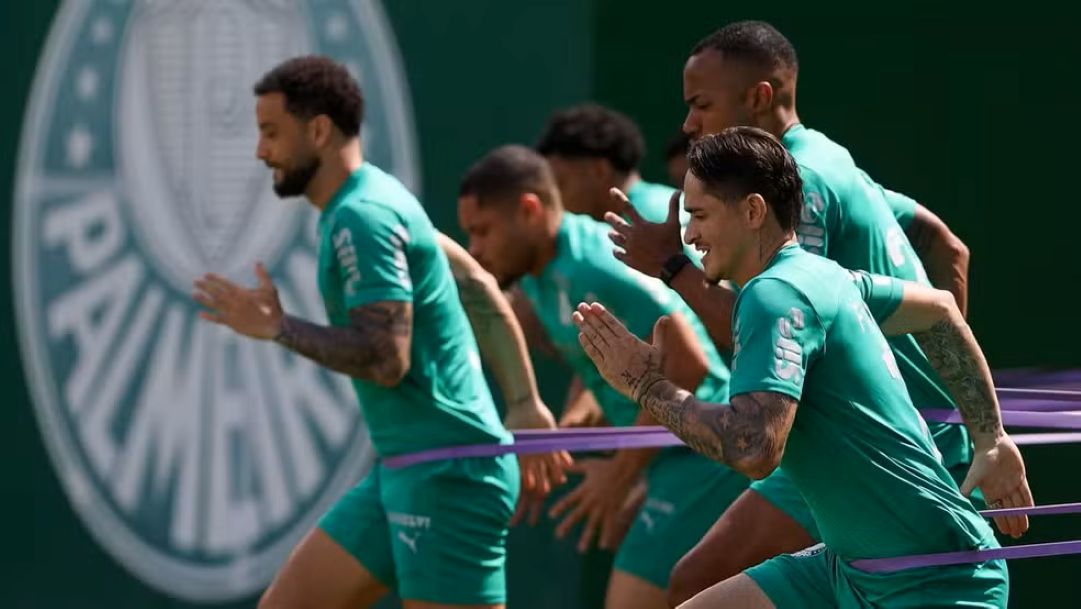 Jogadores do Palmeiras