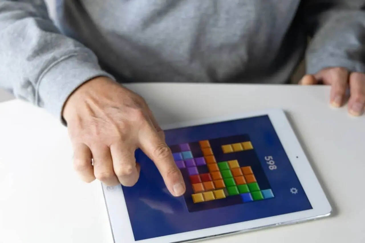 Jogando Tetris