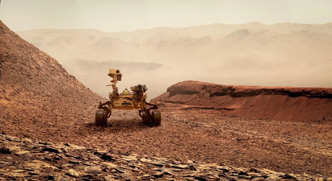 Mars Rover, Perseverance robô, missão planeta Marte