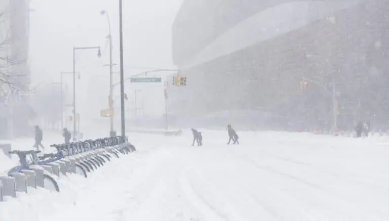 Neve, nevasca, Nova York