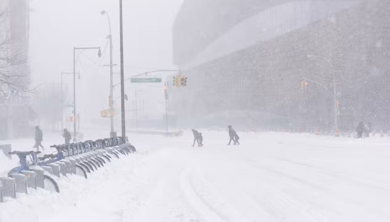 Neve, nevasca, Nova York