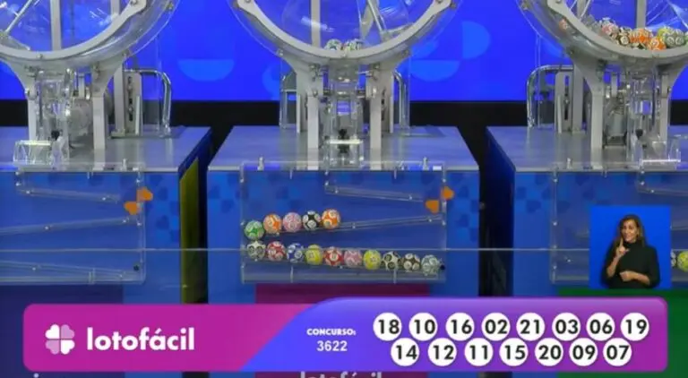 Resultado Lotofácil 3622
