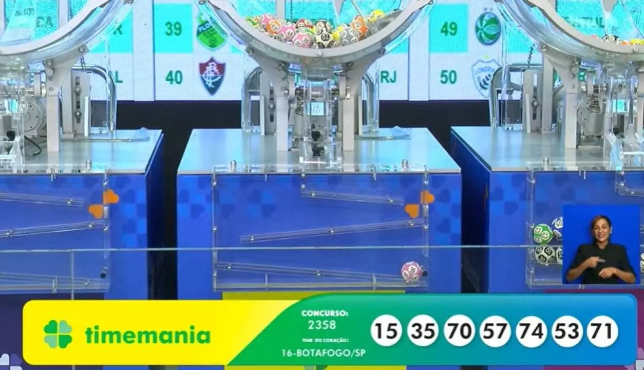 Resultado Timemania 2358